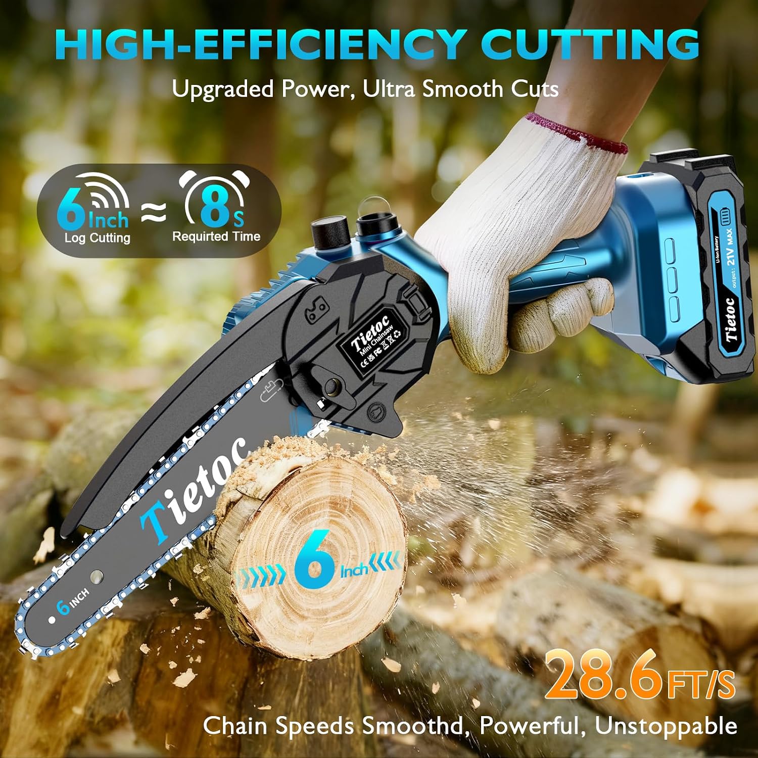 Mini Motosega, Motosega a Batt - Mini Electric Chainsaw 6 Inch recensione e prezzo