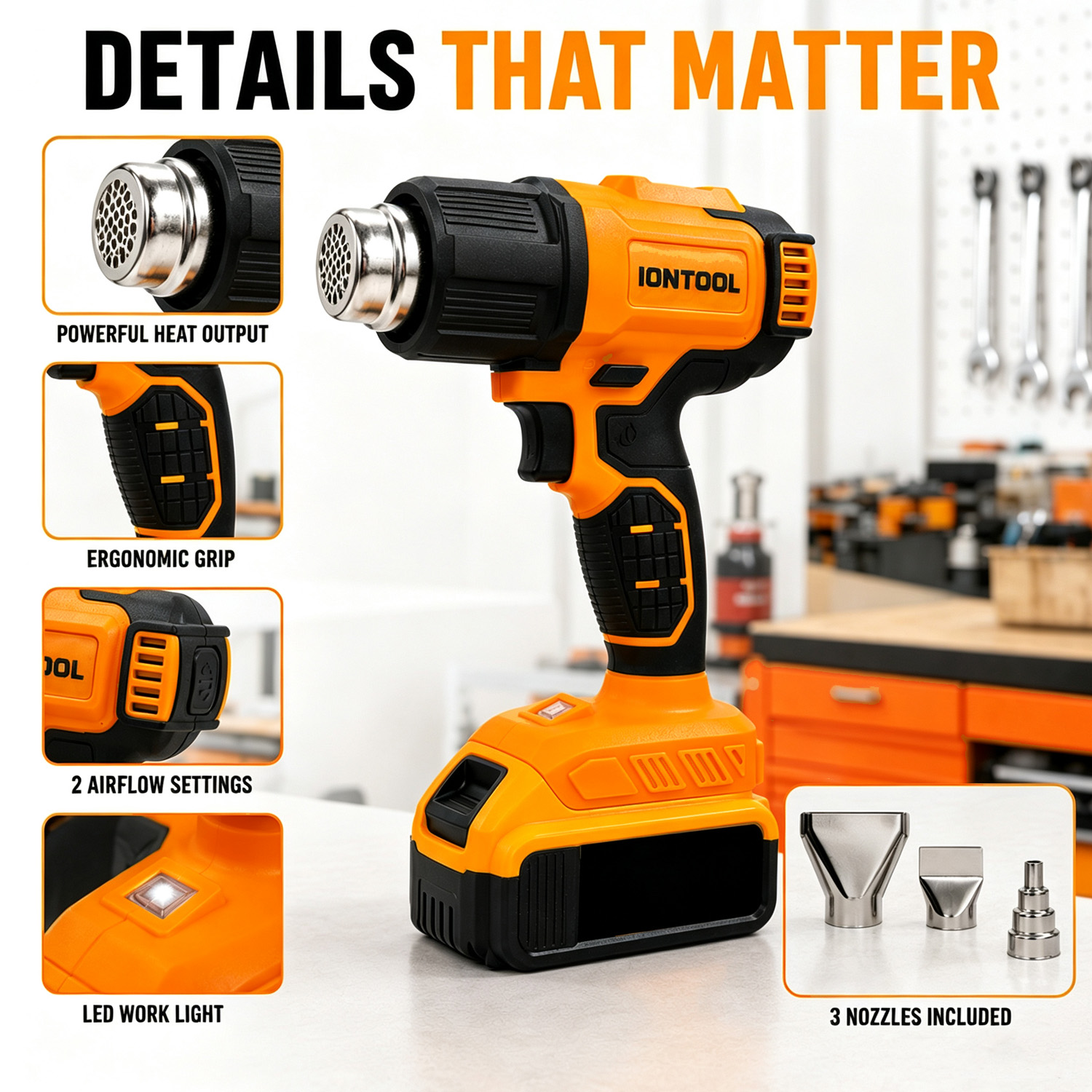 Pistola Termica Senza Fili ION - Cordless Heat Gun For Shrink Tubing recensione e prezzo