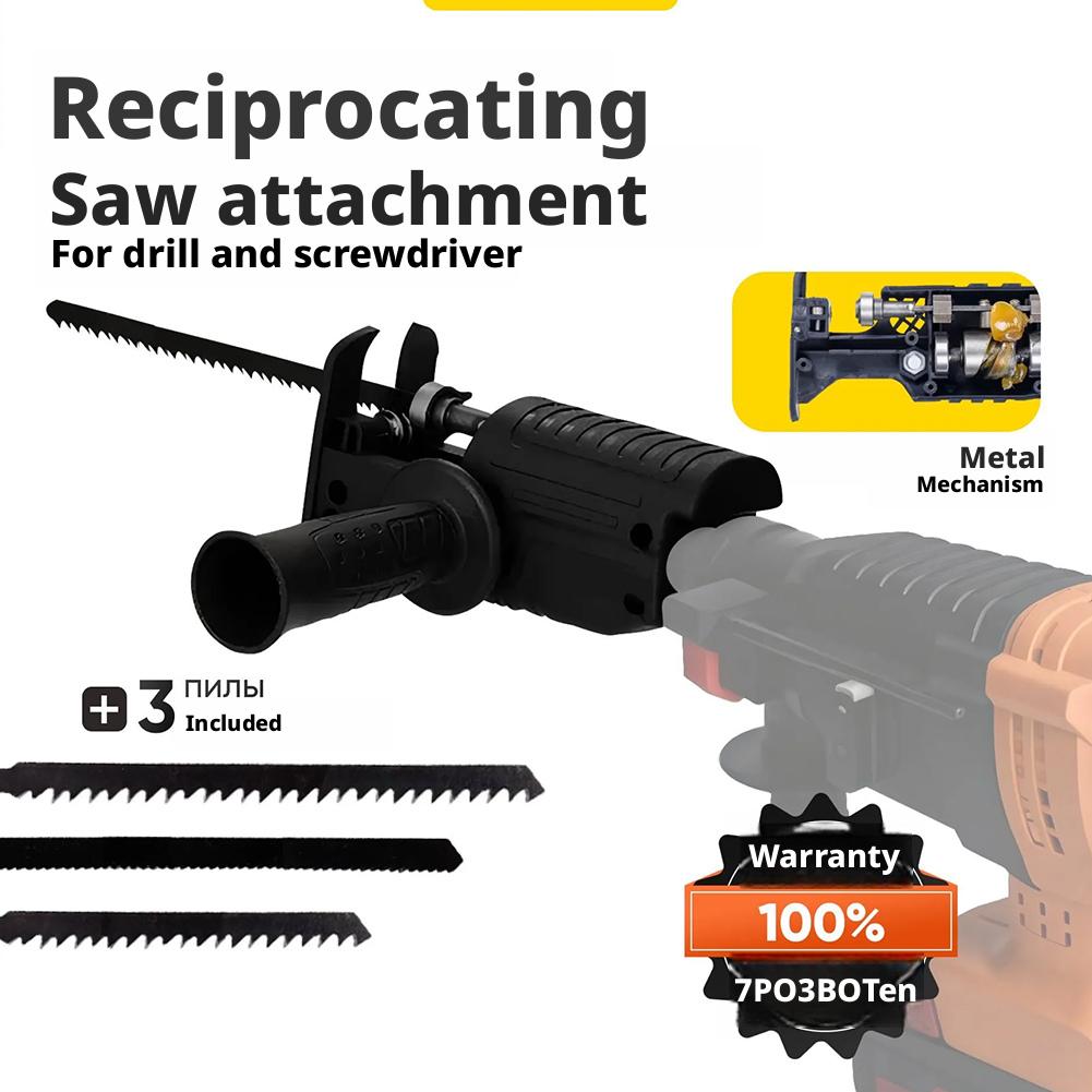 Adattatore per Trapano Elettri - Reciprocating Saw Attachment Drill recensione e prezzo